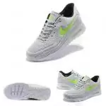 nike femmes basket air max 90 premium fr argent blanc vert